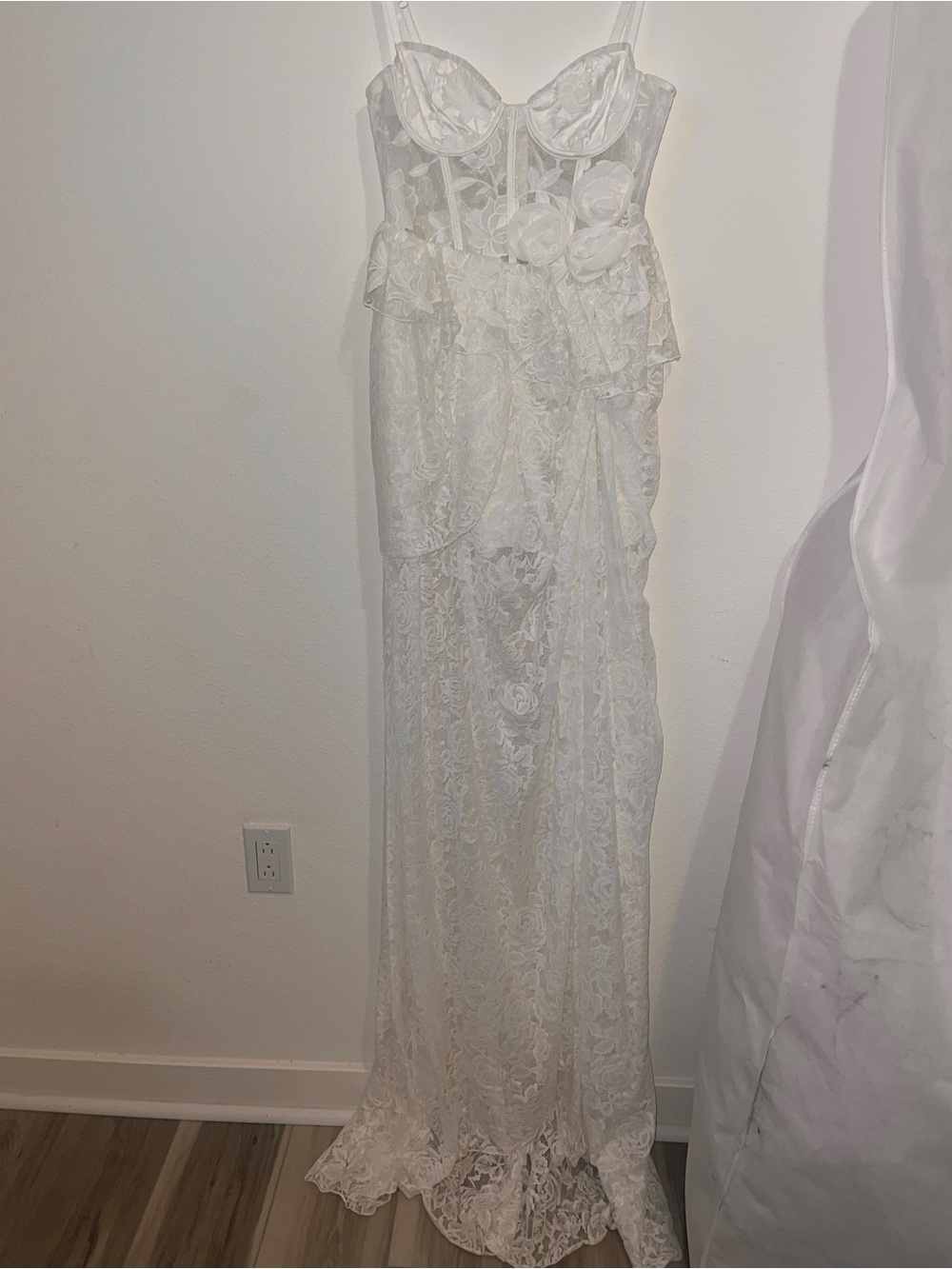 For Love & Lemons Alora White Lace Corset Bridal Dress|Wedding|Reception| Size S - Picture 5 of 10